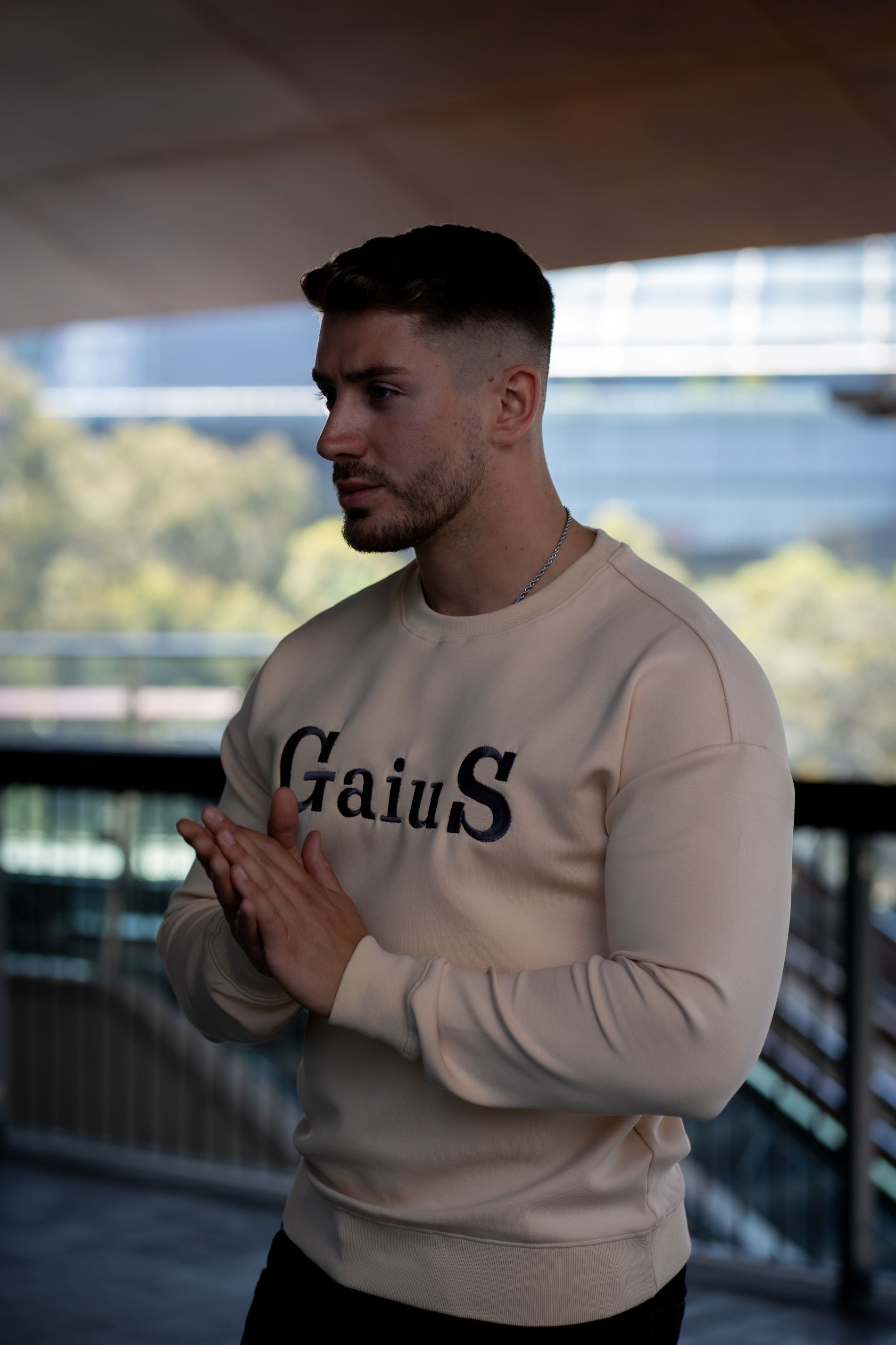 Dynamic men sweater.