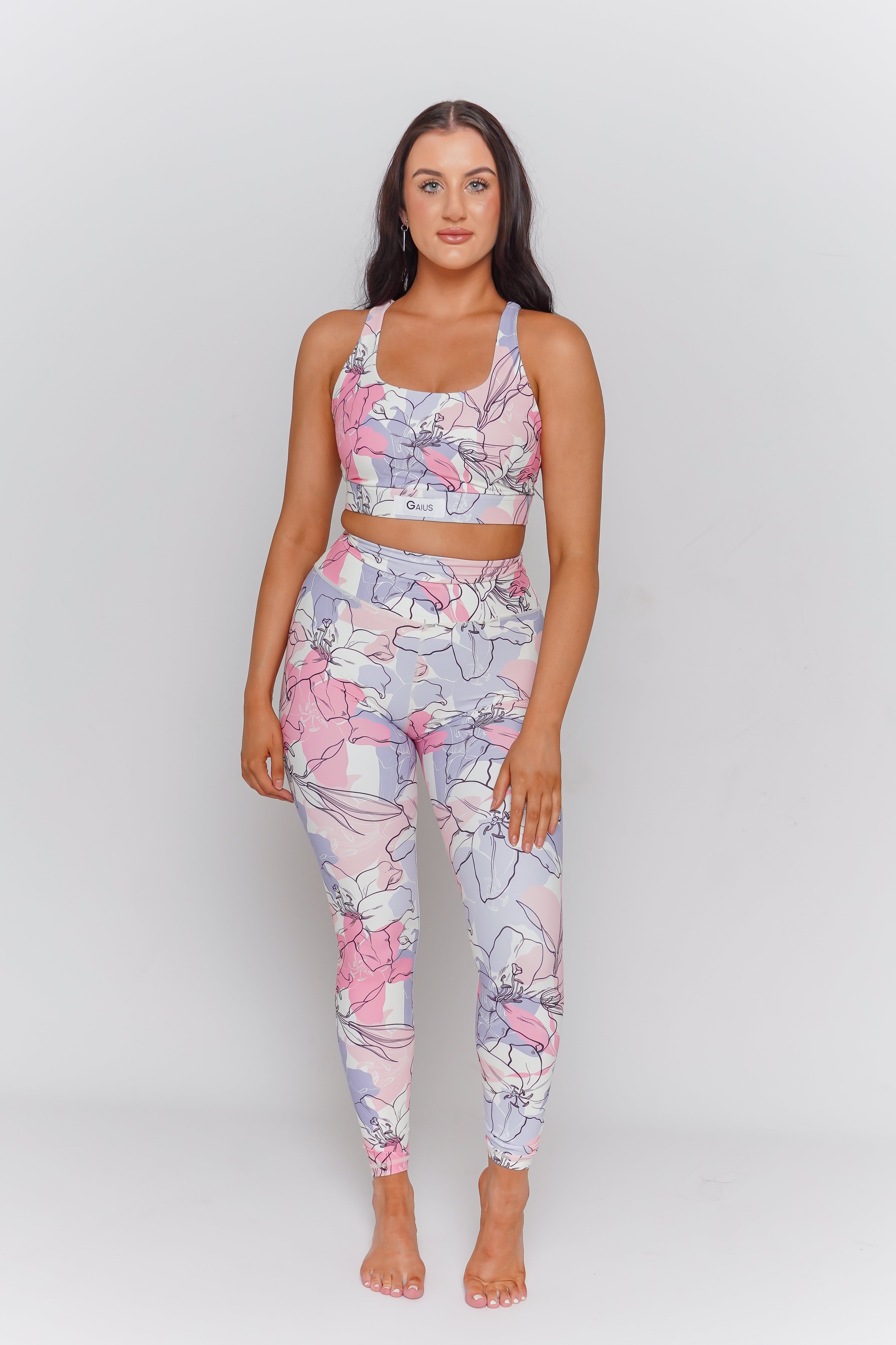 Floral Active bra